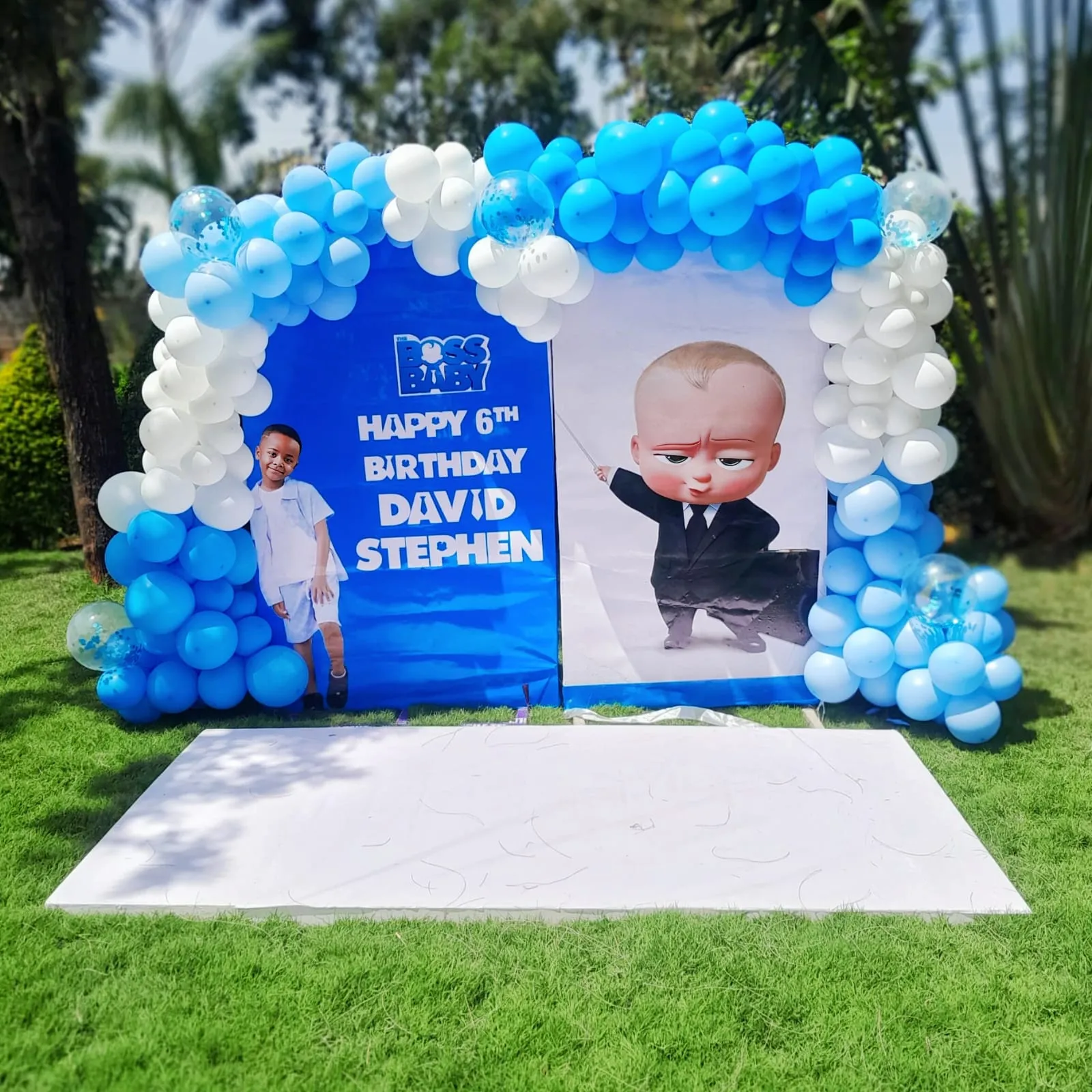 Double Board Balloons Backdrop for hire in Nairobi - photo 5